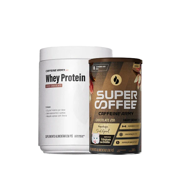 Whey Protein e SuperCoffee