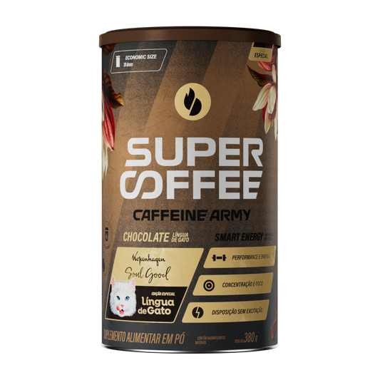 SuperCoffee Chocolate Língua de Gato 380g