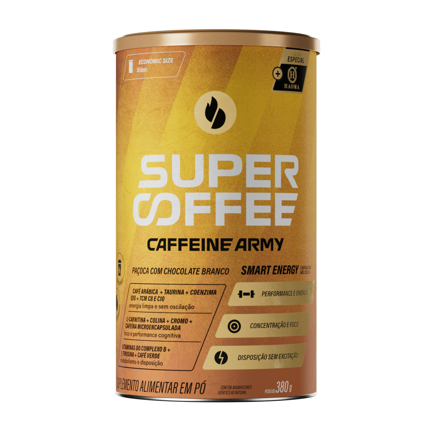 SuperCoffee Paçoca com Chocolate Branco 380g